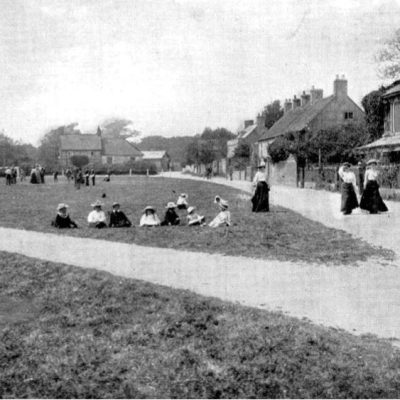 1.The village green  Rowlands Castle c1910