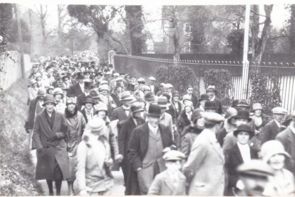 Marriage of Diana Stuart Smith of Hall place to Major George Evans