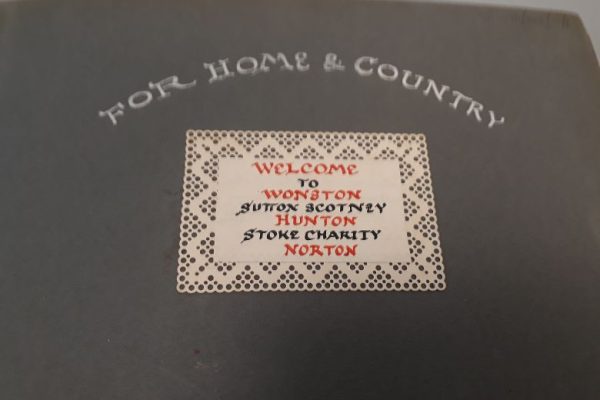 one of the WI scrapbook covers